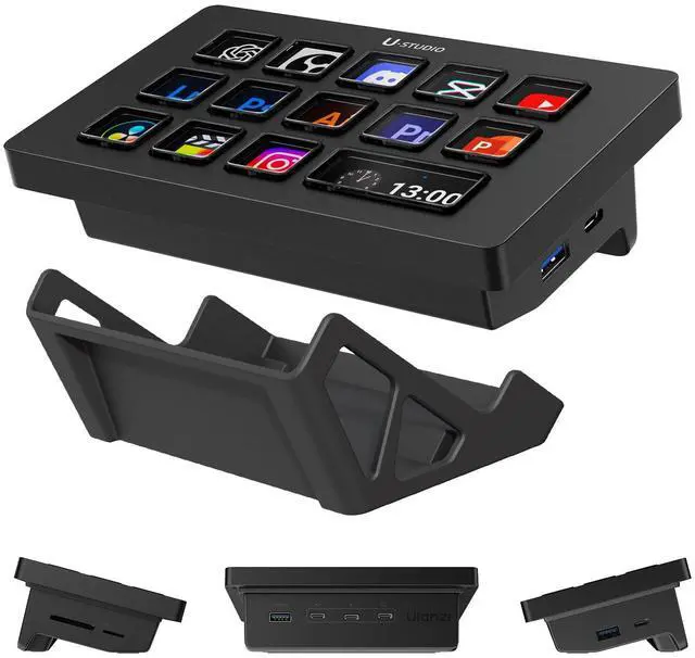 Main image of Stream Controller & USB C Docking Station with Stand Base