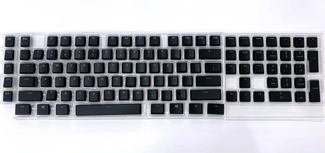 Main image of forG915 complete set of 109 keycaps to replace Logitech G915/G913/G815/G813 TKL RGB mechanical gaming keyboard (black 109 keys) (G915 full set of keycaps (black))
