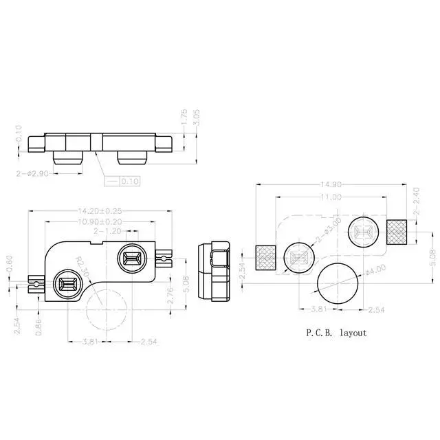 Alt view image 3 of 4 - Hotswap PCB Socket for Mechanical Keyboard Switches (Black, 110pcs)