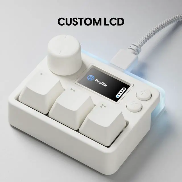 Alt view image 6 of 7 - Pulsar Lab XPAD Gaming Keyboard, Mini, White