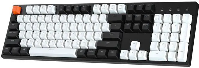 Main image of Full Size 104 Keys USB Type-C Wired Mechanical Gaming Keyboard for Mac Layout, Gateron G Pro Red Switch/RGB Backlight/Double-Shot ABS keycaps Computer Keyboard for Windows Laptop PC
