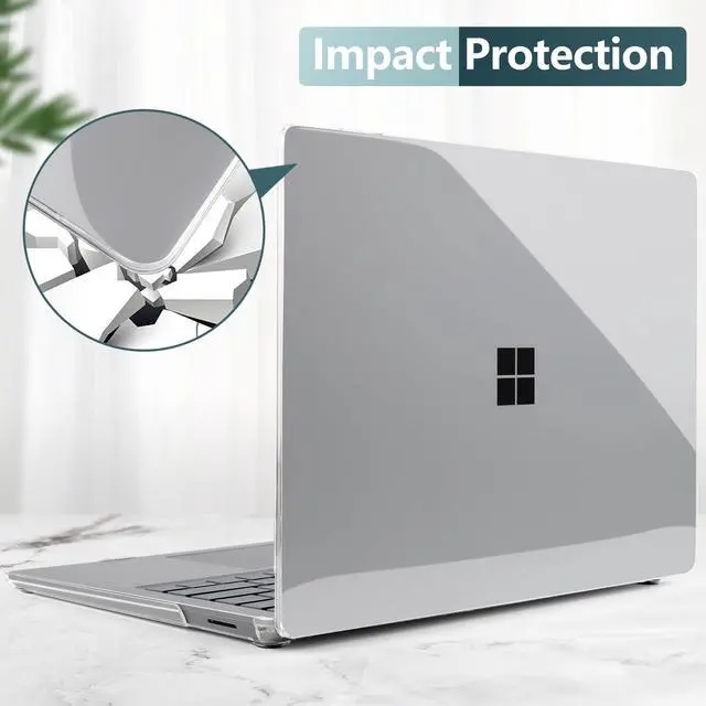 Alt view image 5 of 7 - Premium Case for Surface Laptop 13.8 Inch 2024-2026, Crystal Clear
