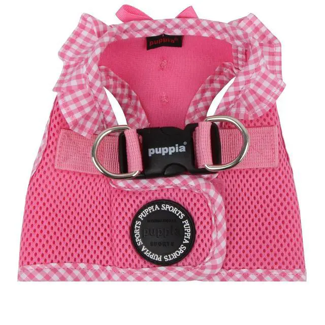 Alt view image 2 of 4 - Dog Harness Step-in All Season Mesh Cute No Pull No Choke Walking Training for Small Dog, Pink, Large