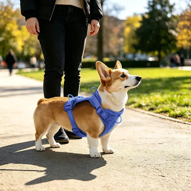 Alt view image 5 of 7 - No Pull Dog Harness, Blue, Medium