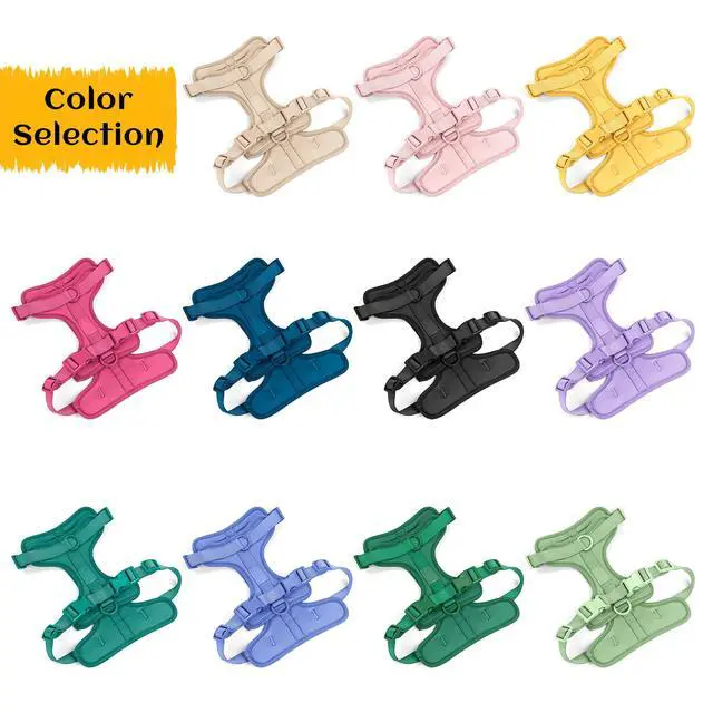 Alt view image 6 of 7 - No Pull Dog Harness, Blue, Medium