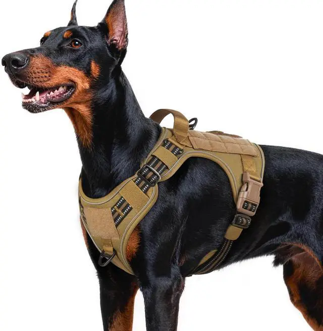 Main image of Tactical Dog Harness for Large Dogs, No Pull Service Pet Vest
