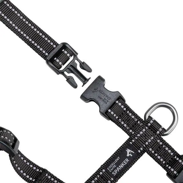 Alt view image 3 of 7 - Reflective L-Shaped No Pull Dog Vest Harness Nylon