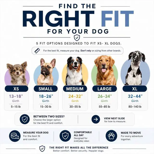 Alt view image 5 of 7 - Essential Dog Harness, No-Pull Pet Vest with 3 Leash Clips, No Choke, Reflective, Adjustable and Padded, for Easy Walking and Training for Small, Medium and Large Dogs (Oceanic Blue, S)