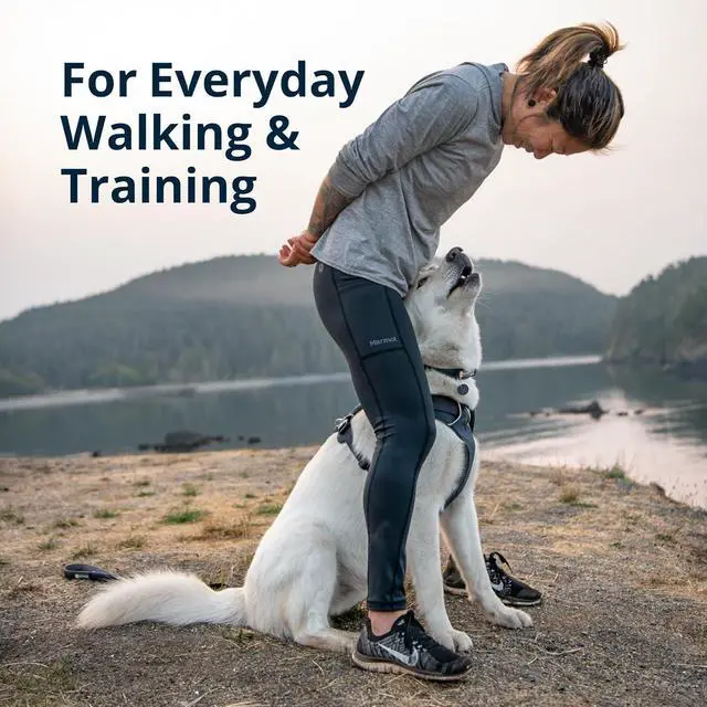 Alt view image 3 of 7 - Front Range Dog Harness, Reflective Soft Padded Everyday Harness with Dual Leash Clips, Adjustable and Lightweight Fit for Training or Walking for All Dogs, Moonlight Mountains, Medium