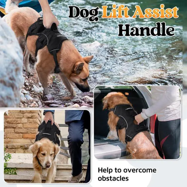 Alt view image 4 of 7 - Escape Proof Dog Harness for Medium, No Pull with Lift Handle