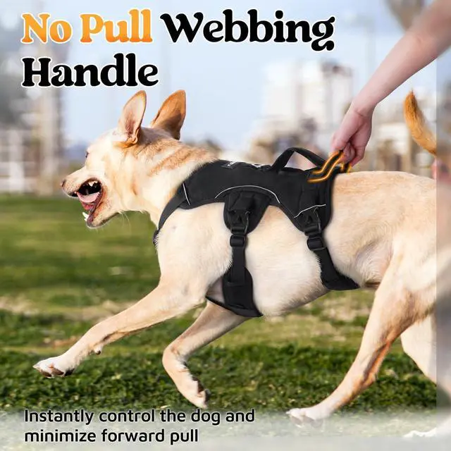 Alt view image 5 of 7 - Escape Proof Dog Harness for Medium, No Pull with Lift Handle