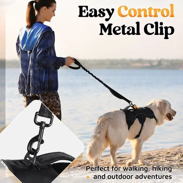 Alt view image 6 of 7 - Escape Proof Dog Harness for Medium, No Pull with Lift Handle
