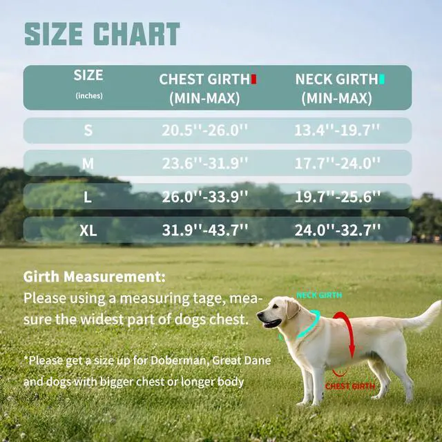 Alt view image 6 of 7 - Dog Harness and Leash Set, Soft Padded Service Dog Vest with 5.25FT Dog Leash, No Choke, Easy On Pet Vest, Adjustable Reflective No Pull Pet Vest Medium Sized Dog, Easy Walking and Training