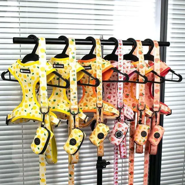 Alt view image 7 of 7 - Dog Harness and Leash Set, Adjustable Dog Harness, Dog Leash, No Pull No Choke Puppy Harnesses for Walking Training for Small Medium Large Pet