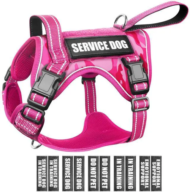 Main image of Tactical Dog Harness, No Pull Dog Harness for Medium Large Dogs with Handle & Molle, Military Service Dog Vest Harness in Training Pet Harness for Small Dogs