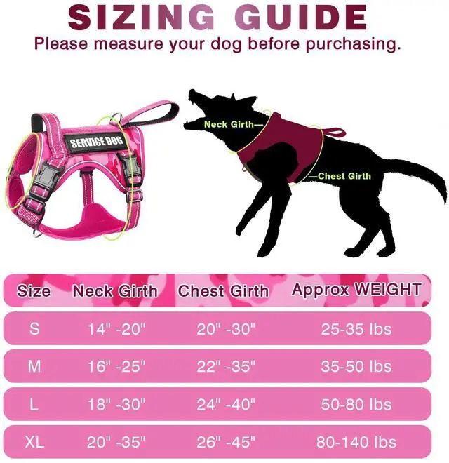 Alt view image 5 of 7 - Tactical Dog Harness, No Pull Dog Harness for Medium Large Dogs with Handle & Molle, Military Service Dog Vest Harness in Training Pet Harness for Small Dogs