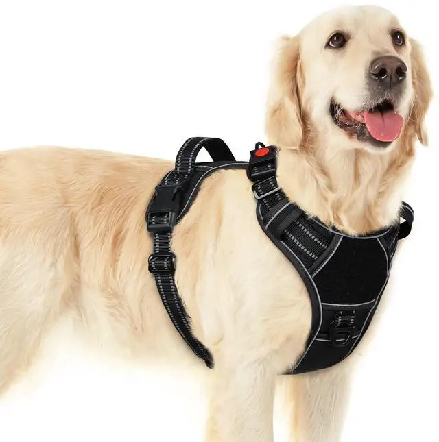 Main image of Dog Harness No Pull for Large Dogs, Easy On & Off with 3 Buckles