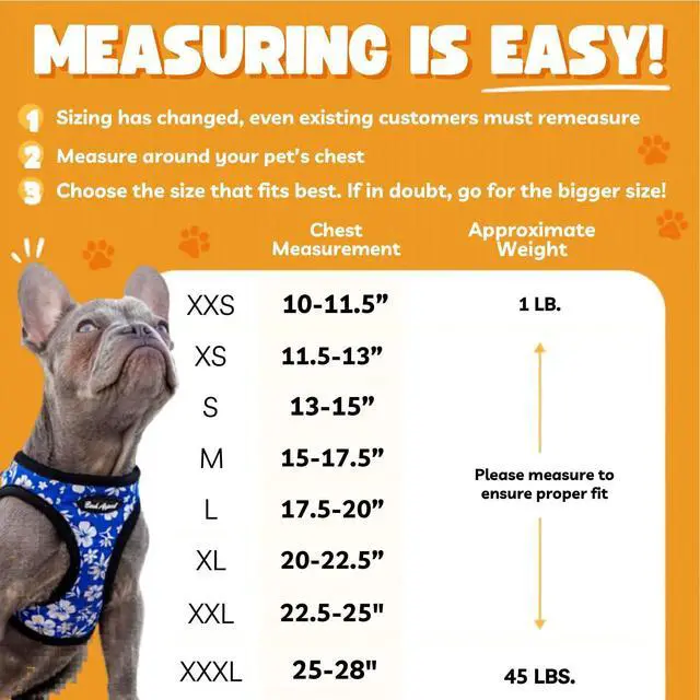 Alt view image 2 of 6 - Pink Hibiscus Step-in Dog Harness for Small to Medium Sized Pets Updated Sizing, Re-Measuring is Essential Soft Vest Harness Anti-Choke with Adjustable Strap & Heavy Duty Clip M