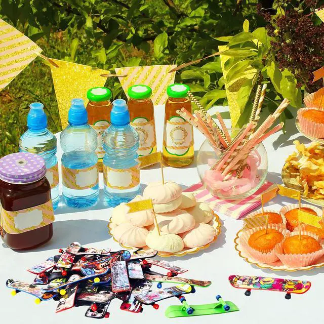 Alt view image 6 of 7 - 50 Pcs Mini Finger Skateboards Set,Finger Boards Multi-Item Party Favor Toy | Collectible Desk Accessories, Hobby Practice Set, Creative Finger Skill Activity, Desktop Entertainment, Casual Events