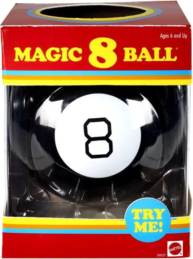 Main image of Magic 8 Ball Novelty Fortune-Telling Toy, Retro Look for Kids, Grown-Ups, Families, Parties & Travel (Amazon Exclusive) | Retro Look for Kids, Teens, Families, Gifts, Parties & Travel