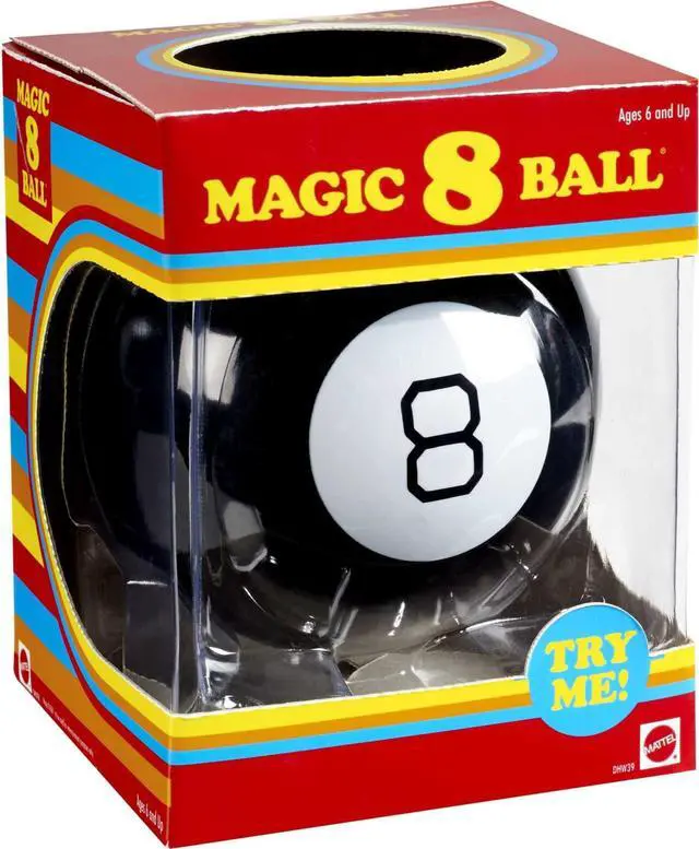 Alt view image 3 of 6 - Magic 8 Ball Novelty Fortune-Telling Toy, Retro Look for Kids, Grown-Ups, Families, Parties & Travel (Amazon Exclusive) | Retro Look for Kids, Teens, Families, Gifts, Parties & Travel