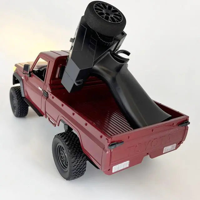 Alt view image 2 of 7 - RC Rock Crawler RC Truck 4x4 Toyota LC79 MN82 RC Crawler 1/12 Scale | Remote Control Pickup Off Road All Terrain 280 Motor Proportional Throttle Steering RTR Hobby Toy Adult