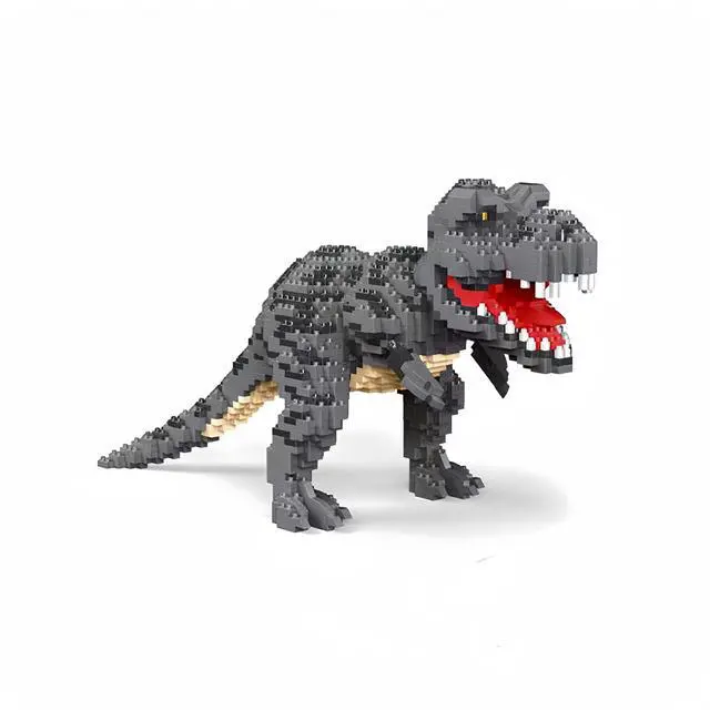 Main image of Dinosaur Building Kit: 1500PCS T-Rex Micro Mini Blocks | Fierce Fangs & Tabby Cat's Docile Vibe - Challenging Dino Puzzle, Engaging Assembly Toy for Home Decor & Hobby Enthusiasts