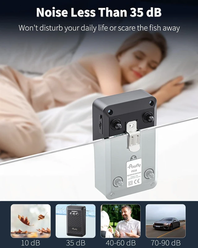 Alt view image 7 of 7 - Ultra Quiet Live Bait Aerator Electric Type-C Rechargeable Battery Air Pump for 5-20 Gallon Bait Bucket 25 GPH Portable Battery Powered Oxygen Pump Outdoor Fishing Power Outage