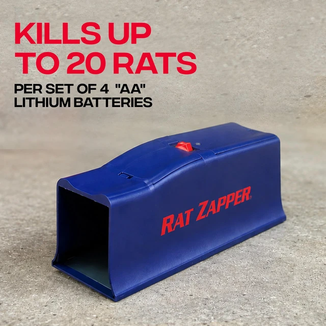 Alt view image 2 of 7 - Rat Zapper Classic Indoor Electronic Mouse and Rat Trap - 1 Electric Trap - RZC001-4 - Kill Up To 20 Rats - Easy to Use - LED Light Catch Alerts - Humanely Kill Mice and Rats - No See, No Touch