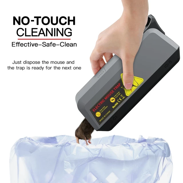 Alt view image 6 of 7 - Electronic Mouse Trap Electric Mouse Trap Zapper for Indoor Use, Reusable Rodent Trap, No Touch No See, Effective Mice & Mouse Control
