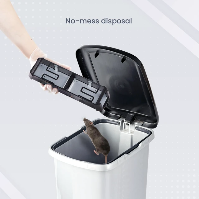 Alt view image 4 of 7 - EMZ Plus Indoor Electric Mouse Trap, Instant Kill Rodent Zapper with Dual Entrances and Pet Safe Trigger, Black