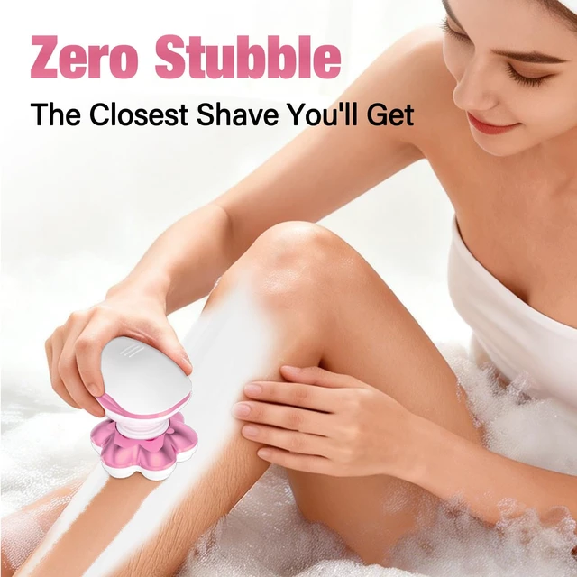 Alt view image 6 of 7 - Electric Razors for Women Legs, 7D Floating Head Electric Shaver | IPX8 Waterproof Wet Dry Hair Remover, 120 Mins Runtime, LED Display & Travel Lock for Legs, Face, Arms, Bikini Area