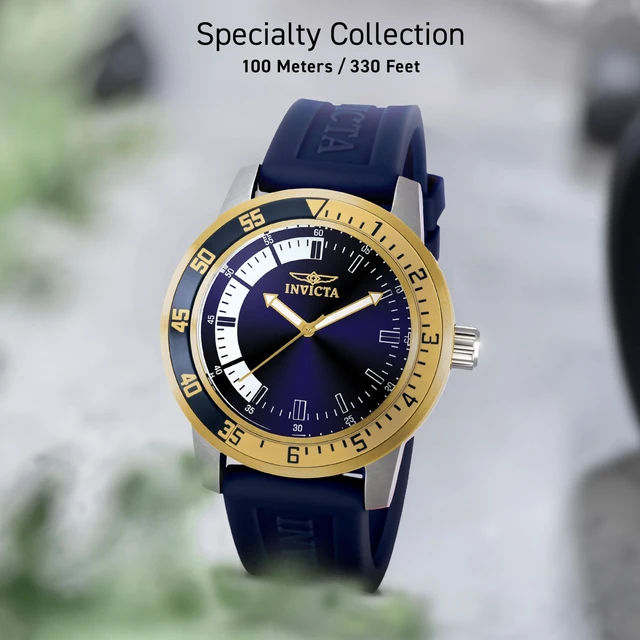 Alt view image 6 of 7 - Men's 12847 Specialty Blue Dial Blue Polyurethane Watch
