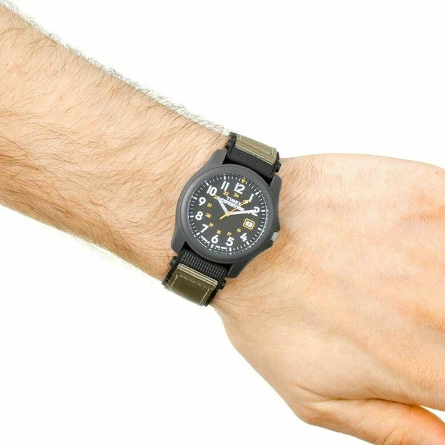 Alt view image 6 of 7 - Men's T42571 Expedition Camper Gray Nylon Strap Watch