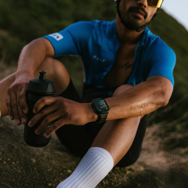 Alt view image 5 of 7 - Sport Band | Black Apple watch ultra 2 band, Designed to give your Apple Watch a modern and athletic look for intense workouts and everyday wear, Compatible with New Series 12, Ultra 1-4, Series 1-11