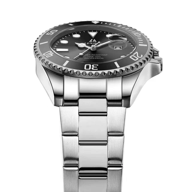 Alt view image 3 of 7 - Mens Watches Stainless Steel Waterproof Watch for Men | Analog Quartz Watch for Men with Date Luminous Fashion Mens Wrist watch