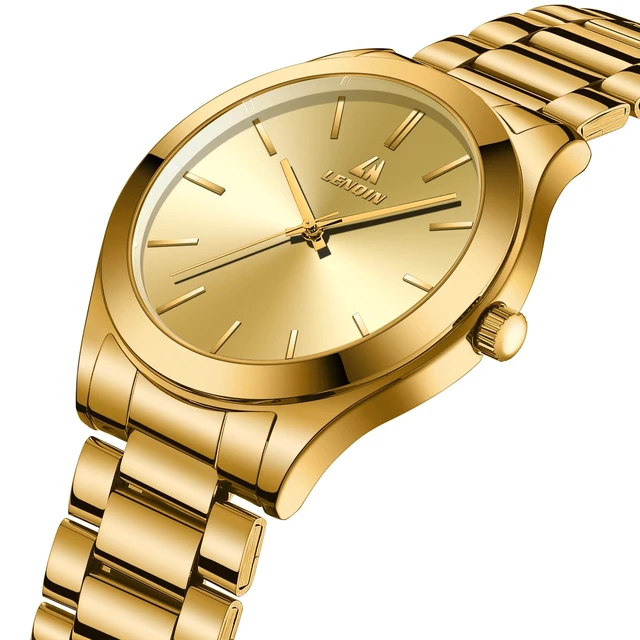 Alt view image 3 of 7 - Mens Watches Waterproof Stainless Steel Watch for Men | Analog Quartz Watch for Men Fashion Business Designer Mens Wristwatch with Date Luminous