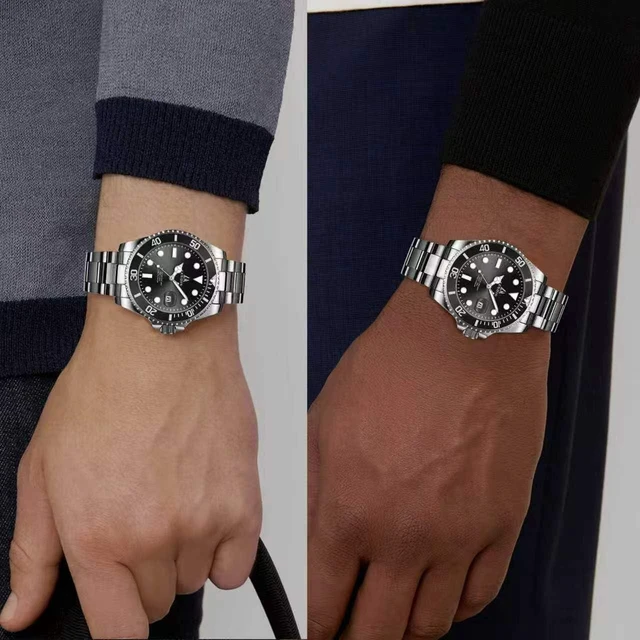 Alt view image 4 of 7 - Mens Watches Stainless Steel Waterproof Watch for Men | Analog Quartz Watch for Men with Date Luminous Fashion Mens Wrist watch