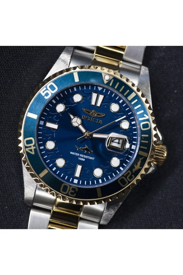 Alt view image 5 of 7 - Mens Pro Diver Quartz Watch, Two Tone, 30021