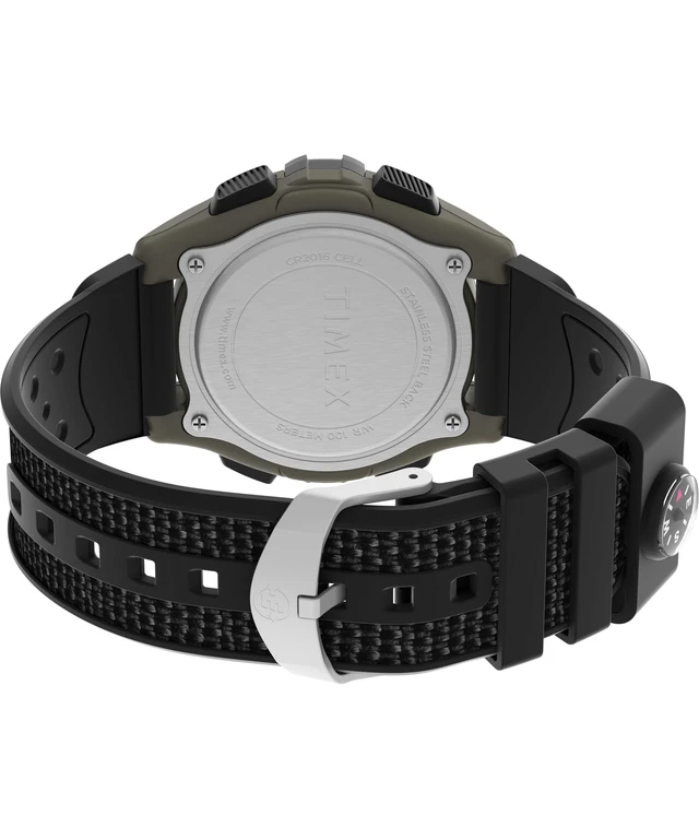 Alt view image 5 of 5 - Men's Expedition 41mm Watch - Black Strap Digital Dial Green Case