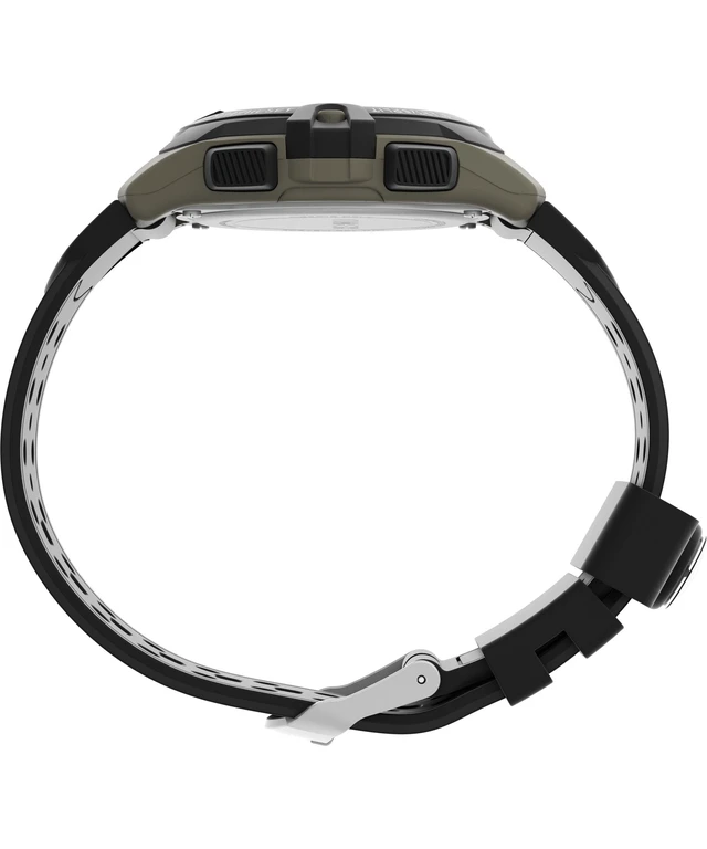 Alt view image 2 of 5 - Men's Expedition 41mm Watch - Black Strap Digital Dial Green Case