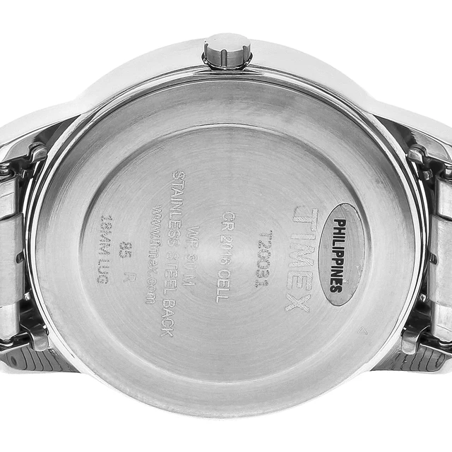 Alt view image 2 of 5 - Men's Easy Reader 35mm Day-Date Watch Silver-Tone Case Blue Dial with Silver-Tone Expansion Band