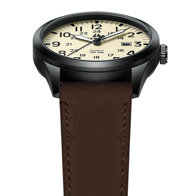 Alt view image 4 of 7 - Mens Watches Military Sport Analog Quartz Watch for Men | Nylon Strap Stylish Luminous Fashion 3ATM Waterproof Army Tactical Casual Wristwatch Unisex Watch for Men With Date