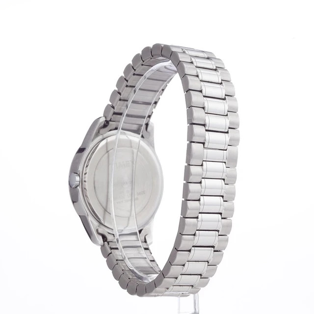 Alt view image 3 of 5 - Men's South Street Sport 36mm Watch Silver-Tone Case Blue Dial with Silver-Tone Stainless Steel Expansion Band