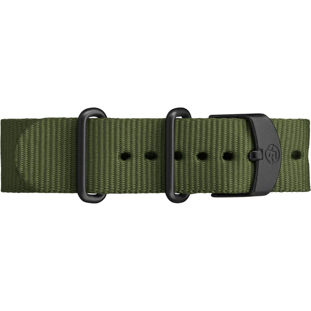 Alt view image 4 of 4 - Men's Expedition Scout 40mm Watch Black Case Black Dial with Green Fabric Strap