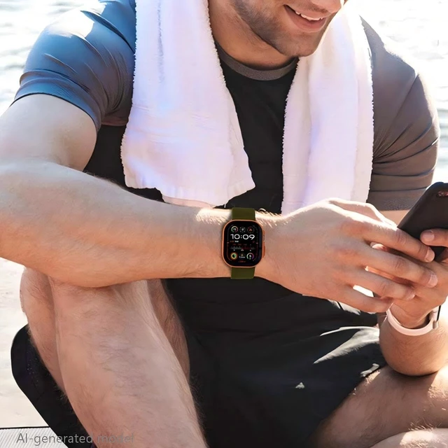 Alt view image 6 of 6 - 12pack Band&6pack Watch Case Compatible With Apple Watch Ultra 4/3/2/1 Band | Breathable Comfortable Nylon Loops Watch Band&Screen Protector&Organizer for iWatch Ultra 4/3/2/1 49mm