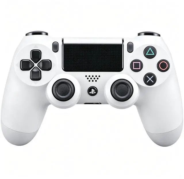 Main image of DualShock 4 Wireless Controller for PlayStation 4, Bluetooth Gamepad with Dual Vibration, Touch Pad, 3.5mm Audio Jack, Six-Axis Motion Sensor for PS4/Slim/Pro Console (White)