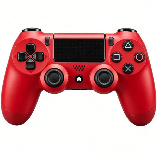 Main image of DualShock 4 Wireless Controller for PlayStation 4, Bluetooth Gamepad with Dual Vibration, Touch Pad, 3.5mm Audio Jack, Six-Axis Motion Sensor for PS4/Slim/Pro Console (Red)