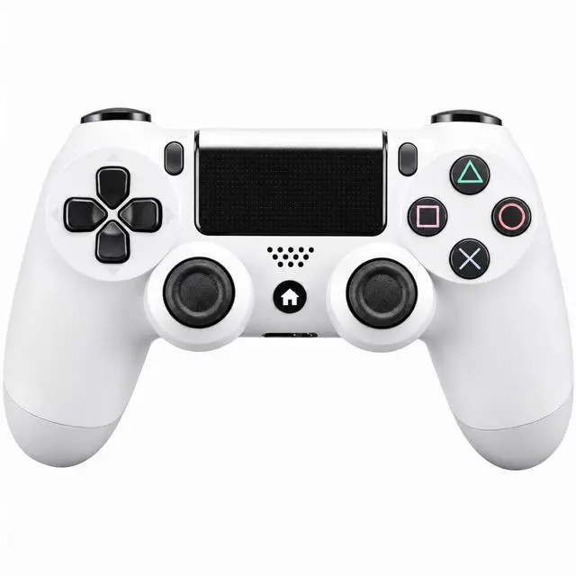 Main image of DualShock 4 Wireless Controller for PlayStation 4, Bluetooth Gamepad with Dual Vibration, Touch Pad, 3.5mm Audio Jack, Six-Axis Motion Sensor for PS4/Slim/Pro Console (White)