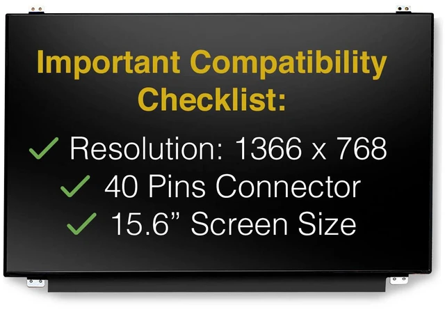 Alt view image 3 of 7 - Replacement Screen for HP 15-F215DX 40 Pins HD 1366x768 with Tools Glossy, LCD LED Display